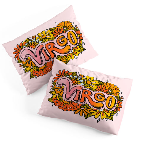 Doodle By Meg Virgo Flowers Pillow Shams