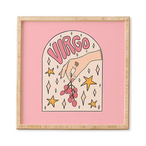 Doodle By Meg Virgo Lychee Framed Wall Art
