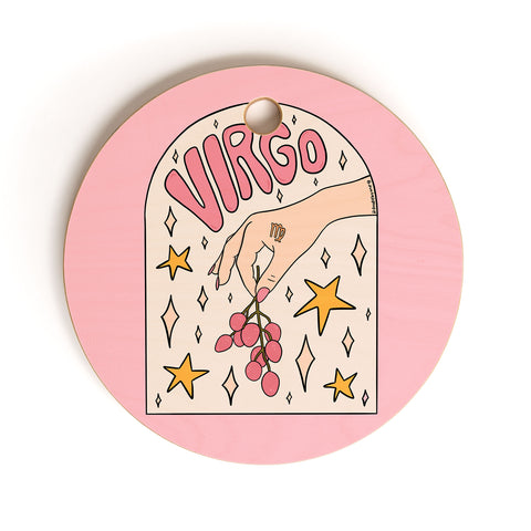 Doodle By Meg Virgo Lychee Cutting Board Round