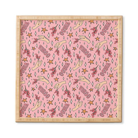 Doodle By Meg Virgo Lychee Print Framed Wall Art