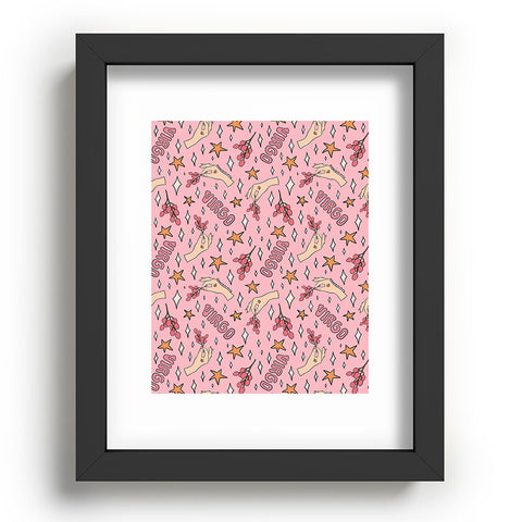 Doodle By Meg Virgo Lychee Print Recessed Framing Rectangle