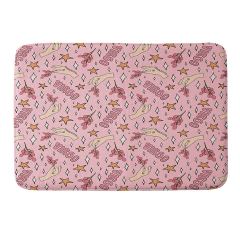 Doodle By Meg Virgo Lychee Print Memory Foam Bath Mat