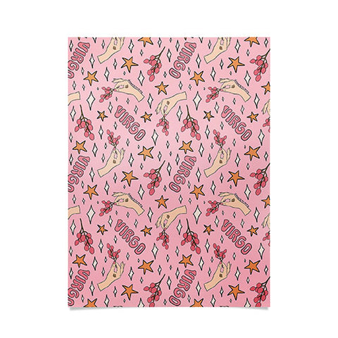 Doodle By Meg Virgo Lychee Print Poster