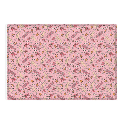 Doodle By Meg Virgo Lychee Print Outdoor Rug