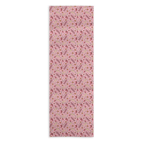 Doodle By Meg Virgo Lychee Print Yoga Towel