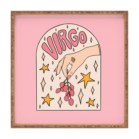 Doodle By Meg Virgo Lychee Square Tray