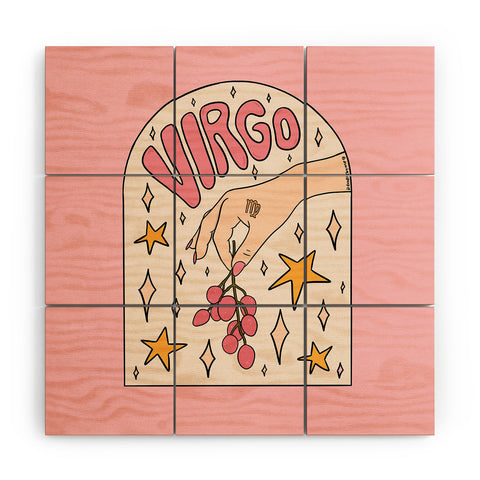 Doodle By Meg Virgo Lychee Wood Wall Mural