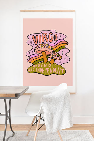 Doodle By Meg Virgo Mushroom Art Print And Hanger