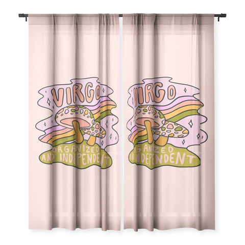 Doodle By Meg Virgo Mushroom Sheer Non Repeat