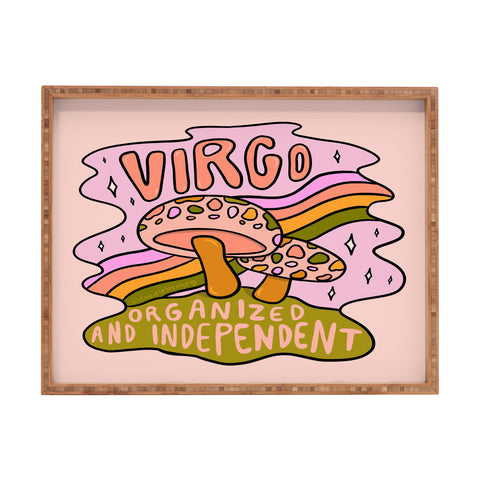 Doodle By Meg Virgo Mushroom Rectangular Tray
