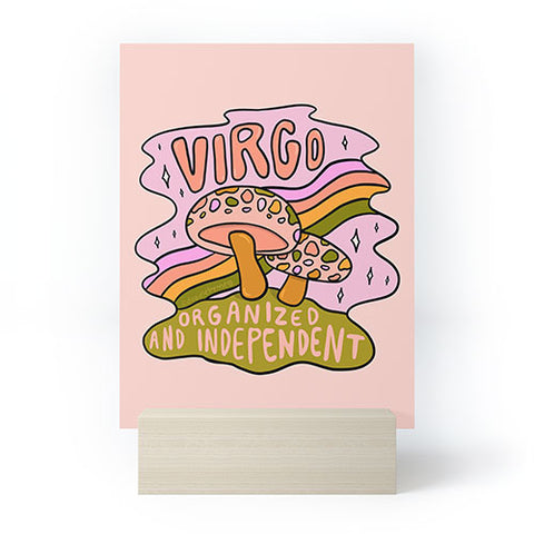 Doodle By Meg Virgo Mushroom Mini Art Print