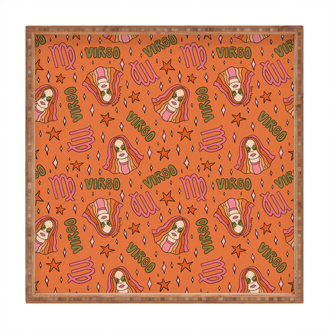 Doodle By Meg Virgo Print Square Tray