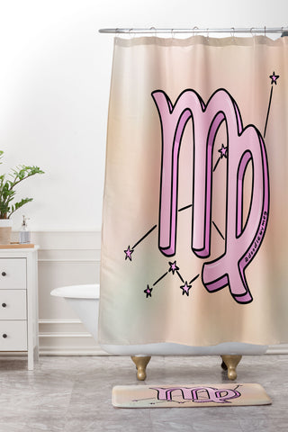 Doodle By Meg Virgo Symbol Shower Curtain And Mat