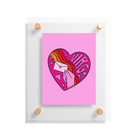 Doodle By Meg Virgo Valentine Floating Acrylic Print