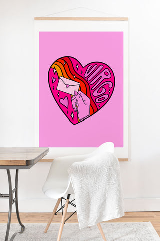 Doodle By Meg Virgo Valentine Art Print And Hanger