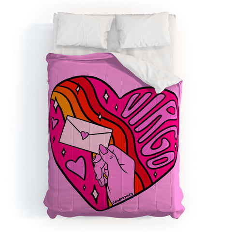 Doodle By Meg Virgo Valentine Comforter