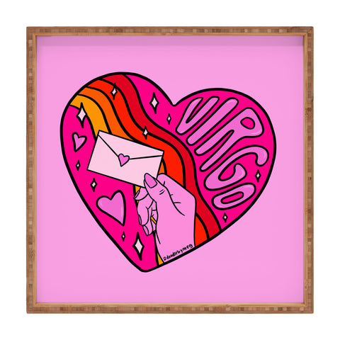 Doodle By Meg Virgo Valentine Square Tray