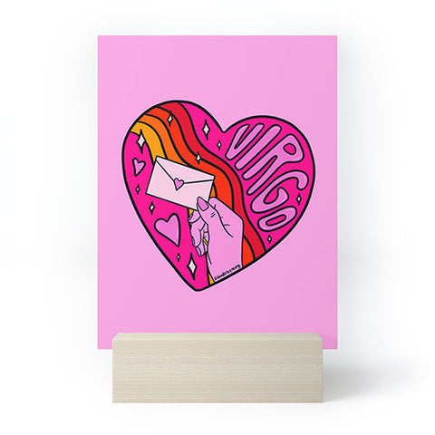 Doodle By Meg Virgo Valentine Mini Art Print