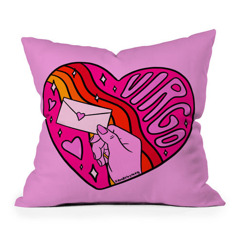 Doodle By Meg Virgo Valentine Throw Pillow
