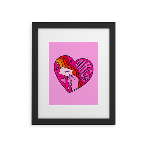 Doodle By Meg Virgo Valentine Framed Art Print