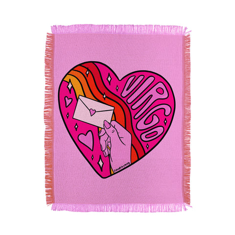 Doodle By Meg Virgo Valentine Throw Blanket