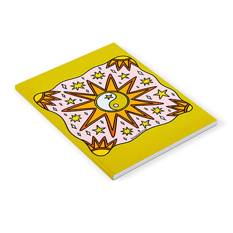 Doodle By Meg Yin Yang Sun Notebook