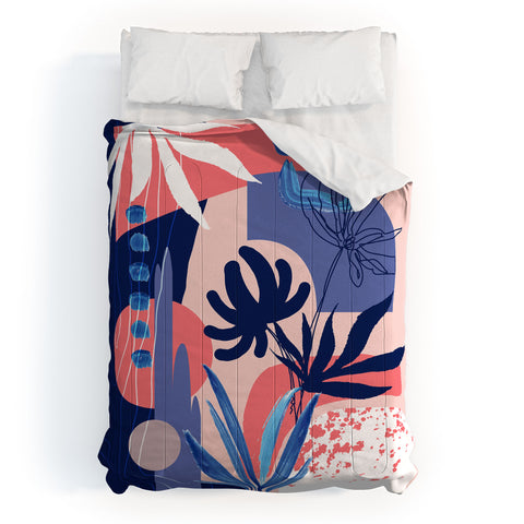 DorisciciArt abstract plants Comforter