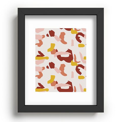 DorisciciArt Abstract shapes I Recessed Framing Rectangle