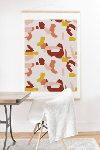 DorisciciArt Abstract shapes I Art Print And Hanger