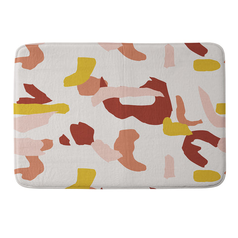 DorisciciArt Abstract shapes I Memory Foam Bath Mat