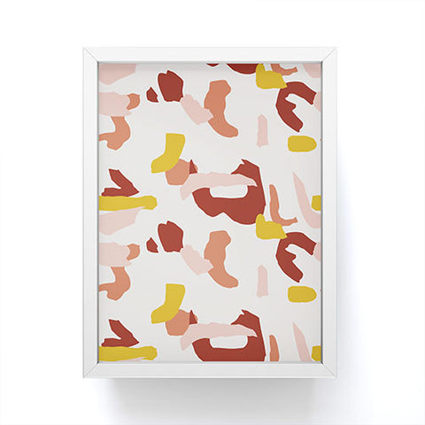 DorisciciArt Abstract shapes I Framed Mini Art Print