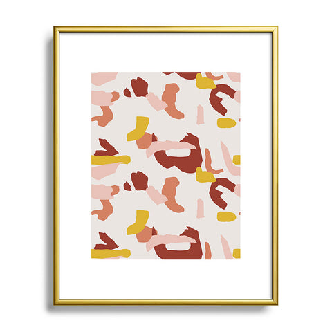 DorisciciArt Abstract shapes I Metal Framed Art Print