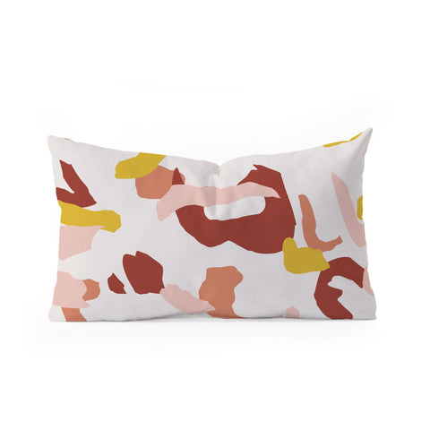 DorisciciArt Abstract shapes I Oblong Throw Pillow