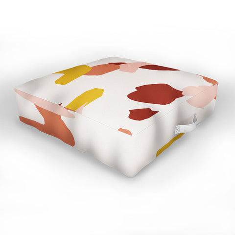 DorisciciArt Abstract shapes I Outdoor Floor Cushion