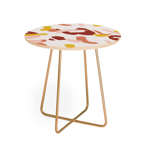 DorisciciArt Abstract shapes I Round Side Table