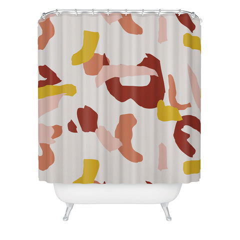DorisciciArt Abstract shapes I Shower Curtain