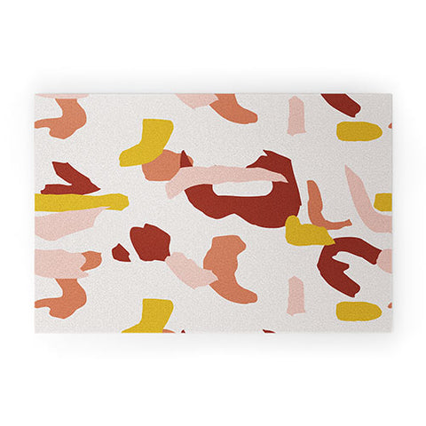 DorisciciArt Abstract shapes I Welcome Mat