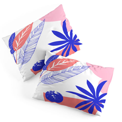 DorisciciArt Blue and pink Pillow Shams