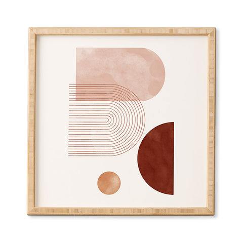 DorisciciArt Boho rainbow b Framed Wall Art