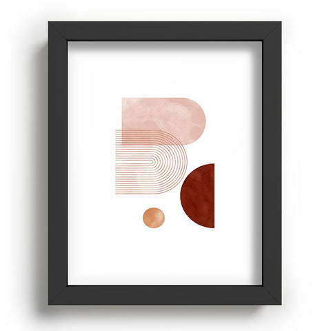 DorisciciArt Boho rainbow b Recessed Framing Rectangle