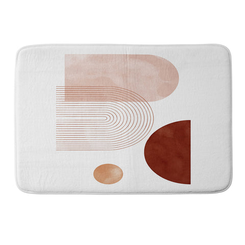 DorisciciArt Boho rainbow b Memory Foam Bath Mat
