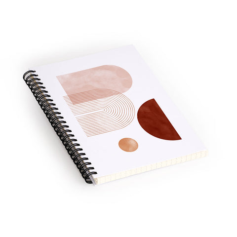 DorisciciArt Boho rainbow b Spiral Notebook