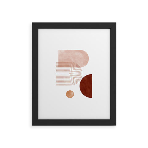 DorisciciArt Boho rainbow b Framed Art Print