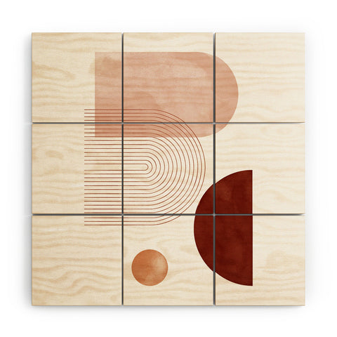 DorisciciArt Boho rainbow b Wood Wall Mural