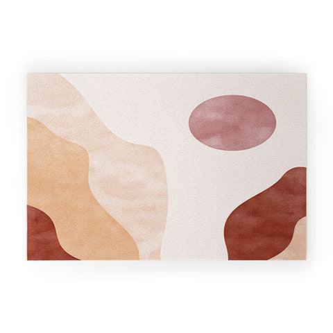 DorisciciArt boho sunrise Welcome Mat