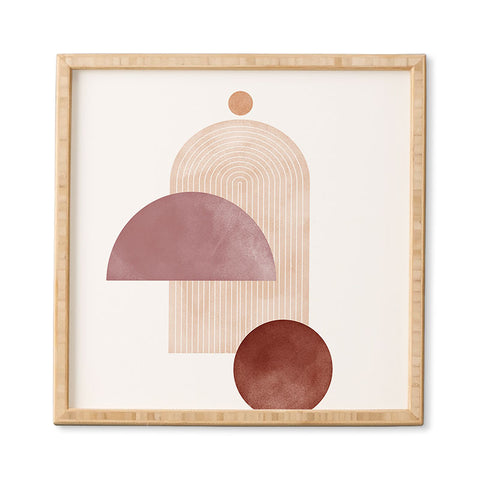 DorisciciArt Cloud rainbow Framed Wall Art