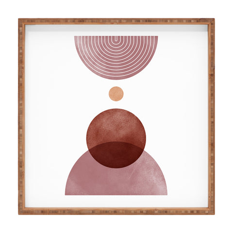 DorisciciArt Cloud rainbow B Square Tray