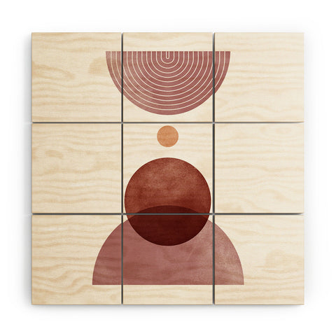 DorisciciArt Cloud rainbow B Wood Wall Mural