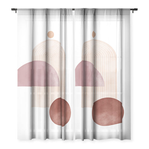 DorisciciArt Cloud rainbow Sheer Non Repeat