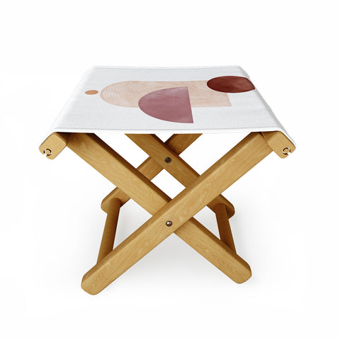 DorisciciArt Cloud rainbow Folding Stool